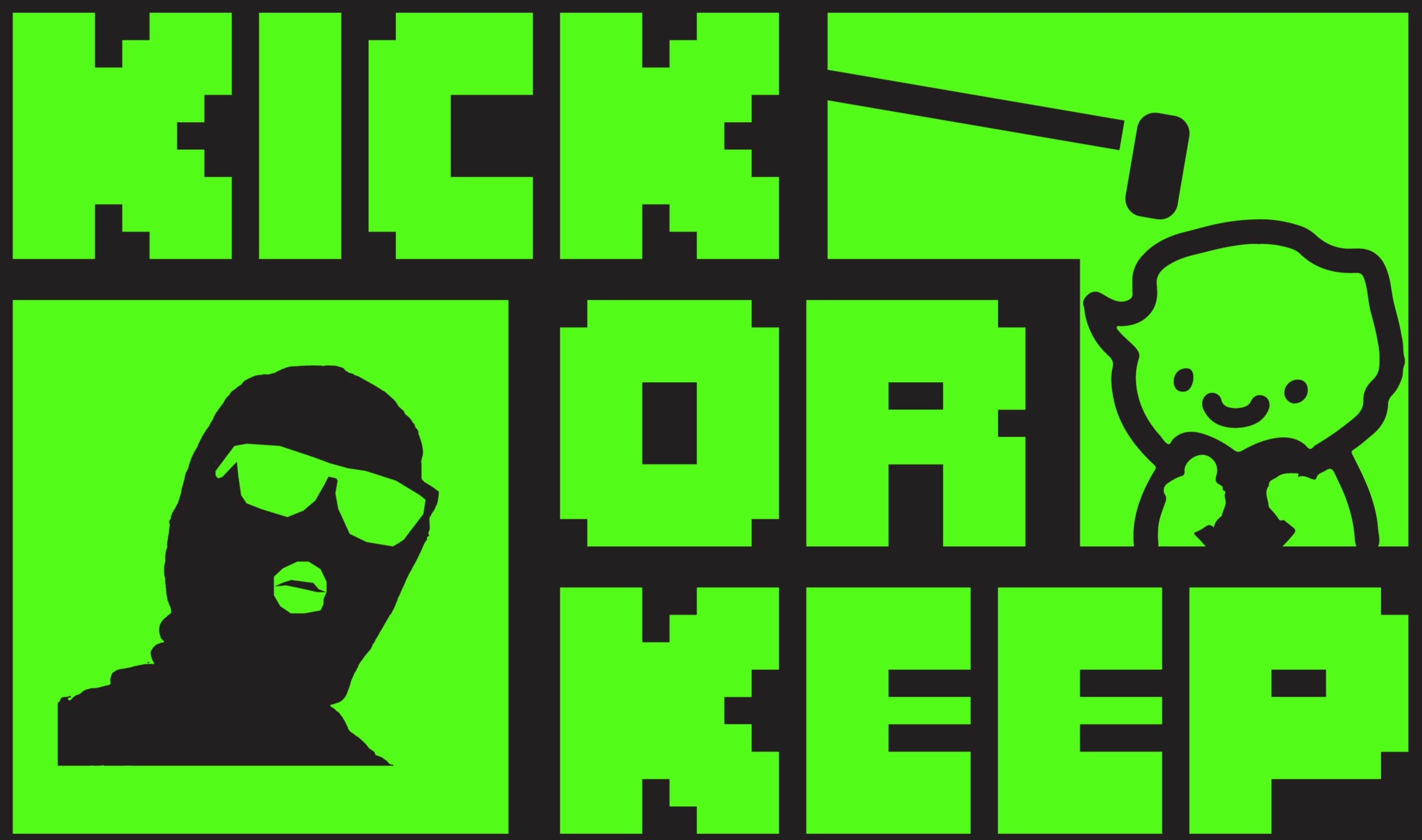 kick or keep logo