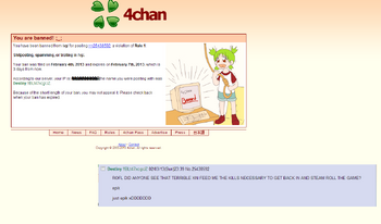 Destiny being banned from 4chan in 2013